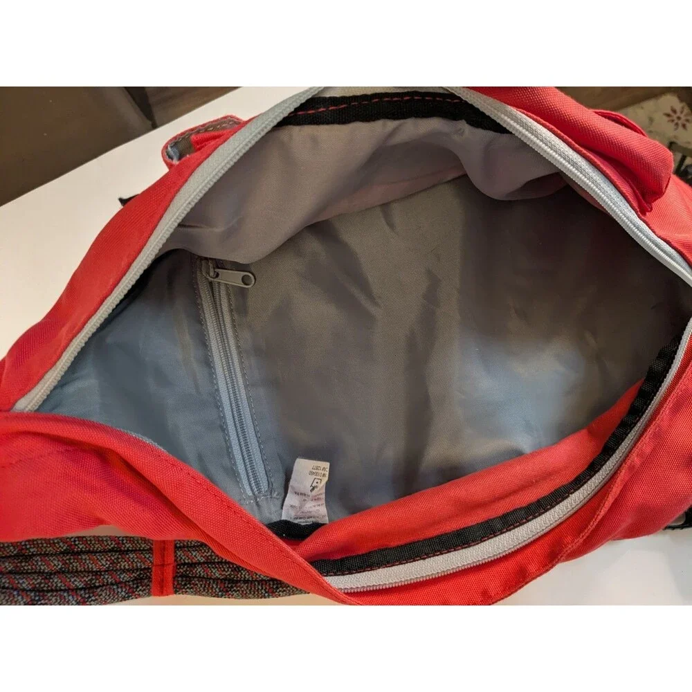 KAVU Rope Sling Bag Orange Crossbody Backpack Outdoor Hiking Shoulder Travel